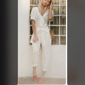 Free People Linen Jumpsuit